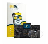 brotect Glass Screen Protector Film compatible with AlphaTheta XDJ-AZ (Jog) - Glass-Foil 9H Protection [Scratch Resistant, High Clarity]