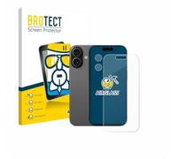 brotect Glass Screen Protector Film compatible with Apple iPhone 17 (Front+Camera) - Glass-Foil 9H Protection [Scratch Resistant, High Clarity]