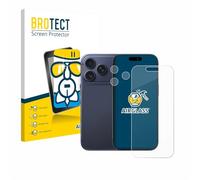 brotect Glass Screen Protector Film compatible with Apple iPhone 17 Pro (Front+Camera) - Glass-Foil 9H Protection [Scratch Resistant, High Clarity]