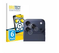 brotect Glass Screen Protector Film compatible with Apple iPhone 17 Pro (ONLY Camera Lens) (6 Pack) - Glass-Foil Protection [Scratch Resistant]