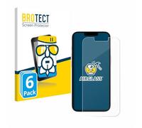 brotect Glass Screen Protector Film compatible with Apple iPhone 17e (6 Pack) - Glass-Foil 9H Protection [Scratch Resistant, High Clarity]