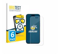 brotect Glass Screen Protector Film compatible with Apple iPhone Air (6 Pack) - Glass-Foil 9H Protection [Scratch Resistant, High Clarity]