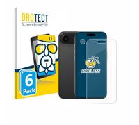 brotect Glass Screen Protector Film compatible with Apple iPhone Air (Front+Camera) (6 Pack) - Glass-Foil Protection [Scratch Resistant, High Clarity]