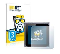 brotect Glass Screen Protector Film compatible with Apple iPod nano 2011 (6th. Gen.) (3 Pack)-Foil Protection [Scratch Resistant, High Clarity]