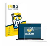 brotect Glass Screen Protector Film compatible with Apple MacBook Air 13" M3 2024 / M2 2022 - Glass-Foil Protection [Scratch Resistant]