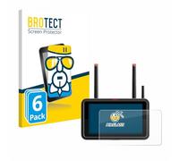 brotect Glass Screen Protector Film compatible with Atomos Ninja TX (6 Pack) - Glass-Foil 9H Protection [Scratch Resistant, High Clarity]