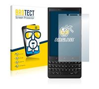 brotect Glass Screen Protector Film compatible with BlackBerry Key2 (Dual Sim) - Glass-Foil 9H Protection [Scratch Resistant, High Clarity]