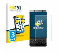 brotect Glass Screen Protector Film compatible with BlackBerry Keyone (3 Pack) - Glass-Foil 9H Protection [Scratch Resistant, High Clarity]