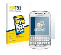 brotect Glass Screen Protector Film compatible with BlackBerry Q10 - Glass-Foil 9H Protection [Scratch Resistant, High Clarity]