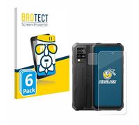 brotect Glass Screen Protector Film compatible with Blackview BV4800 / SE (6 Pack) - Glass-Foil 9H Protection [Scratch Resistant, High Clarity]