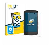 brotect Glass Screen Protector Film compatible with Bryton Rider S810 (6 Pack) - Glass-Foil 9H Protection [Scratch Resistant, High Clarity]