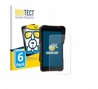 brotect Glass Screen Protector Film compatible with CAMECHO Motorrad Carplay 5" (6 Pack) - Glass-Foil Protection [Scratch Resistant]