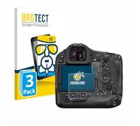 brotect Glass Screen Protector Film compatible with Canon EOS R1 (3 Pack) - Glass-Foil 9H Protection [Scratch Resistant, High Clarity]