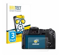 brotect Glass Screen Protector Film compatible with Canon EOS RP (3 Pack) - Glass-Foil 9H Protection [Scratch Resistant, High Clarity]