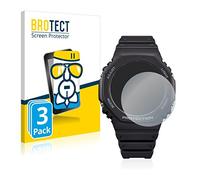 brotect Glass Screen Protector Film compatible with Casio G-Shock GA-B2100 (3 Pack) - Glass-Foil 9H Protection [Scratch Resistant, High Clarity]