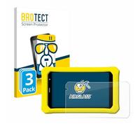 brotect Glass Screen Protector Film compatible with Clementoni Clempad 8" PRO (3 Pack) - Glass-Foil Protection [Scratch Resistant, High Clarity]