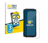 brotect Glass Screen Protector Film compatible with Cubot King Kong Star (3 Pack) - Glass-Foil 9H Protection [Scratch Resistant, High Clarity]