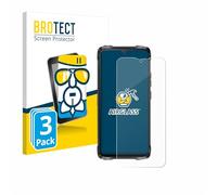 brotect Glass Screen Protector Film compatible with Cubot KingKong Power 3 (3 Pack) - Glass-Foil 9H Protection [Scratch Resistant, High Clarity]