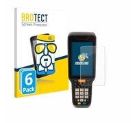 brotect Glass Screen Protector Film compatible with Datalogic Skorpio X5 (6 Pack) - Glass-Foil 9H Protection [Scratch Resistant, High Clarity]