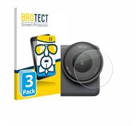 brotect Glass Screen Protector Film compatible with DJI Osmo Action 6 (Lens) (3 Pack) - Glass-Foil 9H Protection [Scratch Resistant, High Clarity]