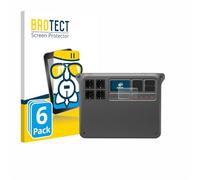 brotect Glass Screen Protector Film compatible with DJI Power 2000 (6 Pack) - Glass-Foil 9H Protection [Scratch Resistant, High Clarity]