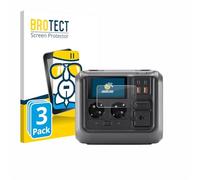 brotect Glass Screen Protector Film compatible with DJI Power 500 (3 Pack) - Glass-Foil 9H Protection [Scratch Resistant, High Clarity]