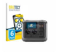 brotect Glass Screen Protector Film compatible with DJI Power 500 (6 Pack) - Glass-Foil 9H Protection [Scratch Resistant, High Clarity]