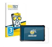 brotect Glass Screen Protector Film compatible with Fossibot DT3 5G (3 Pack) - Glass-Foil 9H Protection [Scratch Resistant, High Clarity]