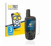 brotect Glass Screen Protector Film compatible with Garmin GPSMAP 64sx (3 Pack) - Glass-Foil 9H Protection [Scratch Resistant, High Clarity]