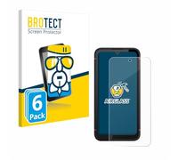 brotect Glass Screen Protector Film compatible with Gigaset GX4 Pro (6 Pack) - Glass-Foil 9H Protection [Scratch Resistant, High Clarity]