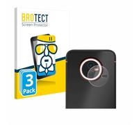 brotect Glass Screen Protector Film compatible with Gigaset GX4 Pro (ONLY Camera Lens) (3 Pack) - Glass-Foil Protection [Scratch Resistant]