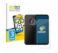 brotect Glass Screen Protector Film compatible with Gigaset GX6 Pro (Front+Camera) (3 Pack) - Glass-Foil Protection [Scratch Resistant, High Clarity]
