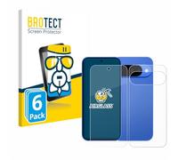 brotect Glass Screen Protector Film compatible with Google Pixel 10 (Front+Back) (6 Pack) - Glass-Foil 9H Protection [Scratch Resistant, High Clarity]