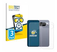brotect Glass Screen Protector Film compatible with Google Pixel 10 Pro XL (Front+Back) (3 Pack) - Glass-Foil Protection [Scratch Resistant]