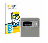 brotect Glass Screen Protector Film compatible with Google Pixel 8 (ONLY Camera Lens) (3 Pack) - Glass-Foil Protection [Scratch Resistant]