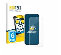 brotect Glass Screen Protector Film compatible with Google Pixel 9 (case-friendly) (6 Pack) - Glass-Foil Protection [Scratch Resistant, High Clarity]