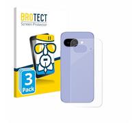 brotect Glass Screen Protector Film compatible with Google Pixel 9a (Back) (3 Pack) - Glass-Foil 9H Protection [Scratch Resistant, High Clarity]