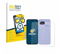 brotect Glass Screen Protector Film compatible with Google Pixel 9a (Front+Back) - Glass-Foil 9H Protection [Scratch Resistant, High Clarity]