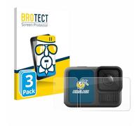 brotect Glass Screen Protector Film compatible with GoPro Hero 13 Black Creator Edition (3 Pack) - Glass-Foil Protection [Scratch Resistant]