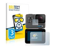 brotect Glass Screen Protector Film compatible with GoPro Hero 5 Black (3 Pack) - Glass-Foil 9H Protection [Scratch Resistant, High Clarity]