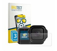 brotect Glass Screen Protector Film compatible with GoPro Mission 1 (3 Pack) - Glass-Foil 9H Protection [Scratch Resistant, High Clarity]