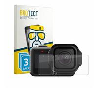 brotect Glass Screen Protector Film compatible with GoPro Mission 1 Pro (3 Pack) - Glass-Foil 9H Protection [Scratch Resistant, High Clarity]