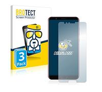 brotect Glass Screen Protector Film compatible with Honor View 10 (3 Pack) - Glass-Foil 9H Protection [Scratch Resistant, High Clarity]