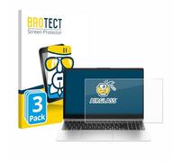brotect Glass Screen Protector Film compatible with HP 250R G10 15.6" (3 Pack) - Glass-Foil 9H Protection [Scratch Resistant, High Clarity]
