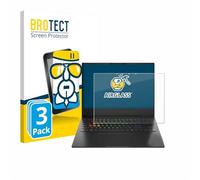 brotect Glass Screen Protector Film compatible with HP Omen Transcend 16-u1000nl (3 Pack) - Glass-Foil 9H Protection [Scratch Resistant, High Clarity]