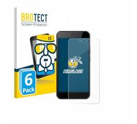 brotect Glass Screen Protector Film compatible with HTC Wildfire E5 Life (6 Pack) - Glass-Foil 9H Protection [Scratch Resistant, High Clarity]