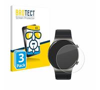 brotect Glass Screen Protector Film compatible with Huawei Watch GT 2 Pro ECG (3 Pack) - Glass-Foil 9H Protection [Scratch Resistant, High Clarity]