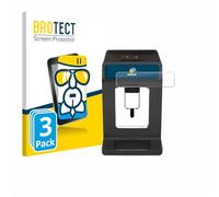 brotect Glass Screen Protector Film compatible with Krups Evidence One EA895N (3 Pack) - Glass-Foil 9H Protection [Scratch Resistant, High Clarity]
