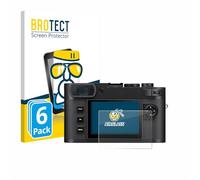 brotect Glass Screen Protector Film compatible with Leica M EV1 (6 Pack) - Glass-Foil 9H Protection [Scratch Resistant, High Clarity]