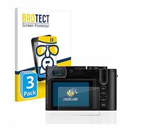 brotect Glass Screen Protector Film compatible with Leica Q3 / Q3 43 (3 Pack) - Glass-Foil 9H Protection [Scratch Resistant, High Clarity]